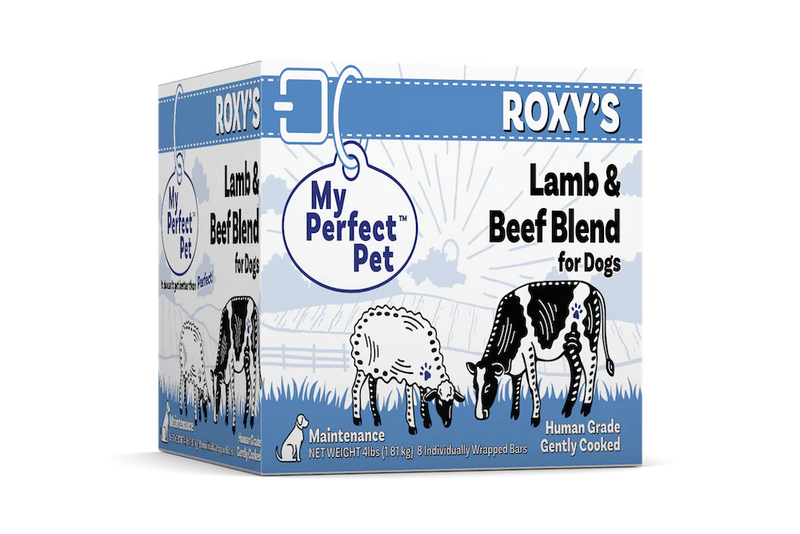 My Perfect Pet Roxy's Lamb & Beef Blend Gently Cooked Food 4lbs-Four Muddy Paws