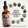 MycoDog Vitality Mushroom Tincture 2oz-Four Muddy Paws