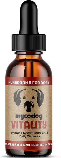 MycoDog Vitality Mushroom Tincture 2oz-Four Muddy Paws