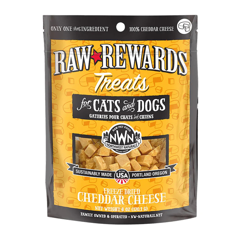 Northwest Naturals Freeze Dried Cheddar Cheese Treat 6oz-Four Muddy Paws