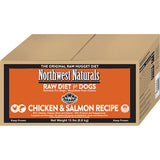 Northwest Naturals Frozen Chicken & Salmon Nuggets Bulk Box 15lbs-Four Muddy Paws