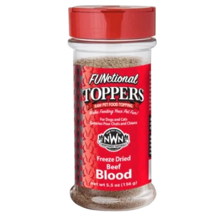 Northwest Naturals Functional Topper Beef Blood 3oz-Four Muddy Paws