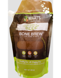 Nugget's Healthy Eats Dog Cat Frozen Beef Broth 20oz-Four Muddy Paws