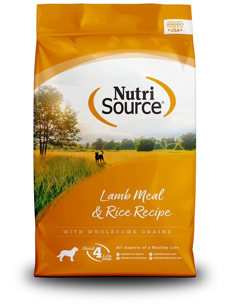Nutrisource Lamb & Rice 30lbs-Four Muddy Paws