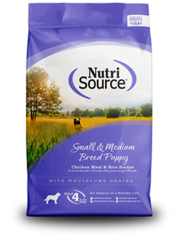 Nutrisource Small/Medium Puppy Chicken/Rice 26lbs-Four Muddy Paws