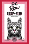 OC Raw Cat Beef & Fish Frozen Rox 2lbs-Four Muddy Paws