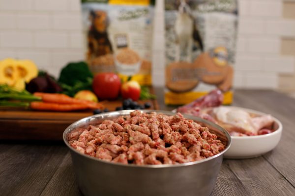 OC Raw Duck & Produce Meaty Rox Frozen Dog Food 3lbs-Four Muddy Paws