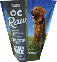 OC Raw Duck & Produce Meaty Rox Frozen Dog Food 3lbs-Four Muddy Paws
