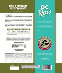 OC Raw Fish & Produce Meaty Rox Frozen Dog Food 3lbs-Four Muddy Paws
