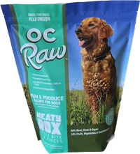OC Raw Fish & Produce Meaty Rox Frozen Dog Food 3lbs-Four Muddy Paws