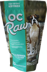 OC Raw Fish & Produce Patty 6lb-Four Muddy Paws