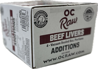OC Raw Frozen Beef Liver 2lbs-Four Muddy Paws