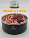 OC Raw Frozen Chicken Liver 2lbs-Four Muddy Paws