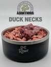 OC Raw Frozen Duck Necks 2lbs-Four Muddy Paws