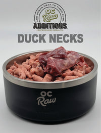 OC Raw Frozen Duck Necks 2lbs-Four Muddy Paws