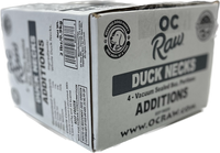 OC Raw Frozen Duck Necks 2lbs-Four Muddy Paws