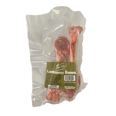OC Raw Frozen Lamb Bony Bones 0.5lbs-Four Muddy Paws