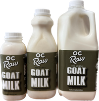 OC Raw Goat Milk 1/2 Gal-Four Muddy Paws