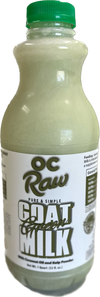 OC Raw Green Goat Milk with Coconut Oil & Kelp 32oz-Four Muddy Paws