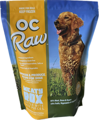 OC Raw Meaty Rox Chicken & Produce 3lbs-Four Muddy Paws