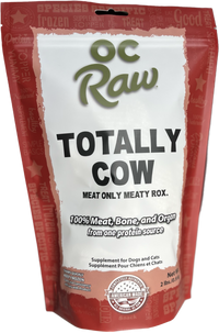 OC Raw Only Cow Meaty Rox Topper 2lbs-Four Muddy Paws