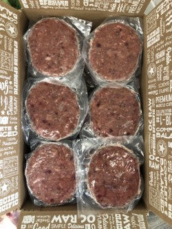 OC Raw Rabbit & Produce Patties Bulk Frozen Dog Food 18lbs-Four Muddy Paws