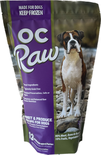 OC Raw Rabbit & Produce Patty 6lbs-Four Muddy Paws