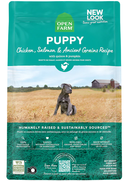 Open Farm Ancient Grain Puppy 22 lbs-Four Muddy Paws