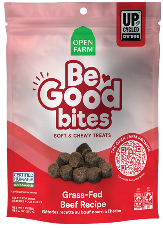 Open Farm Be Good Beef Bites 6oz-Four Muddy Paws