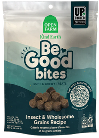 Open Farm Be Good Insect & Wholesome Grain Bites 6oz-Four Muddy Paws