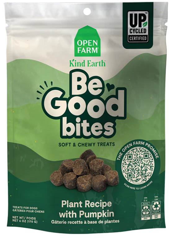 Open Farm Be Good Pumpkin Bites 6oz-Four Muddy Paws