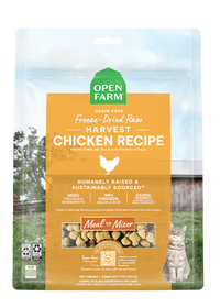 Open Farm Cat Freeze Dried Raw Morsels Harvest Chicken 3.5oz-Four Muddy Paws
