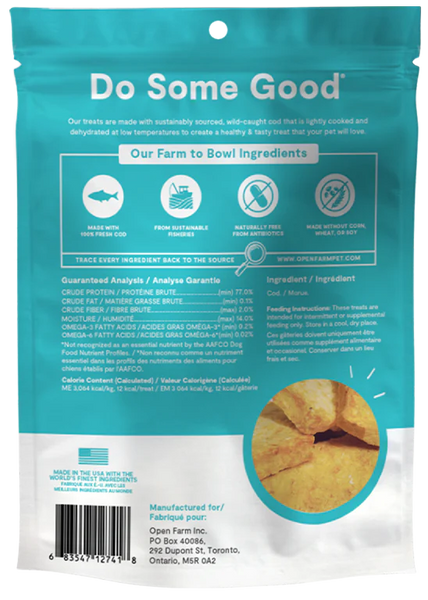 Open Farm Dehydrated Cod Bites 2oz-Four Muddy Paws