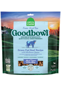 Open Farm Goodbowl Freeze Dried Grassfed BeefTopper 23oz-Four Muddy Paws