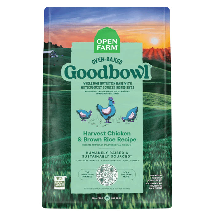 Open Farm Goodbowl Harvest Chicken Dog Food 22lbs-Four Muddy Paws