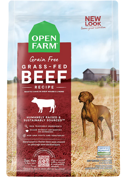 Open Farm Grain Free Beef 4 lbs-Four Muddy Paws