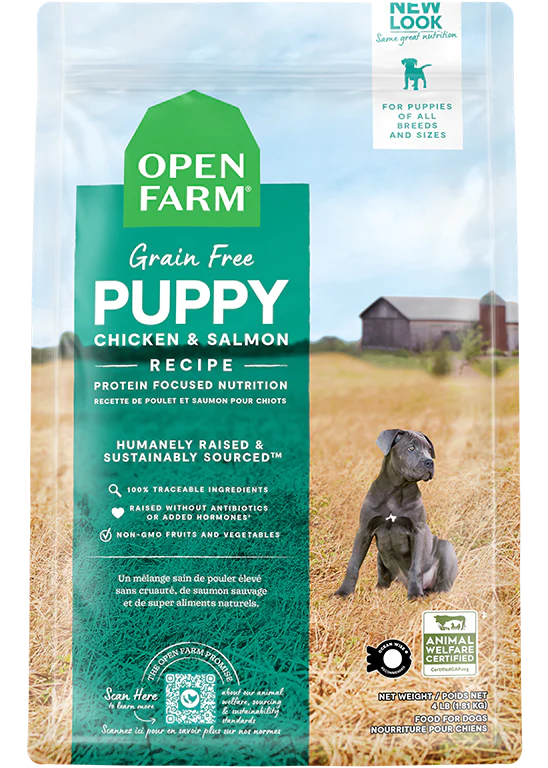Open Farm Grain Free Puppy Food 22 lbs-Four Muddy Paws