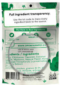 Open Farm Grain Free Turkey Jerky Strips 5.6oz-Four Muddy Paws