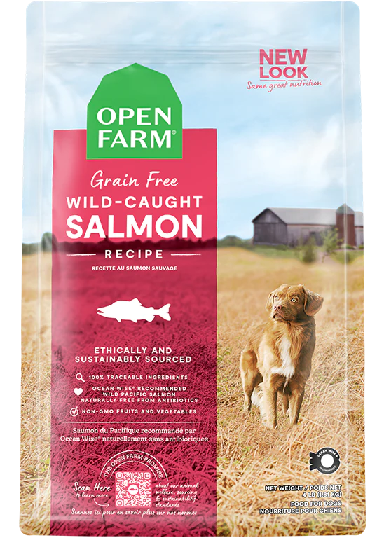 Open Farm Grain Free Wild Salmon 4lbs-Four Muddy Paws