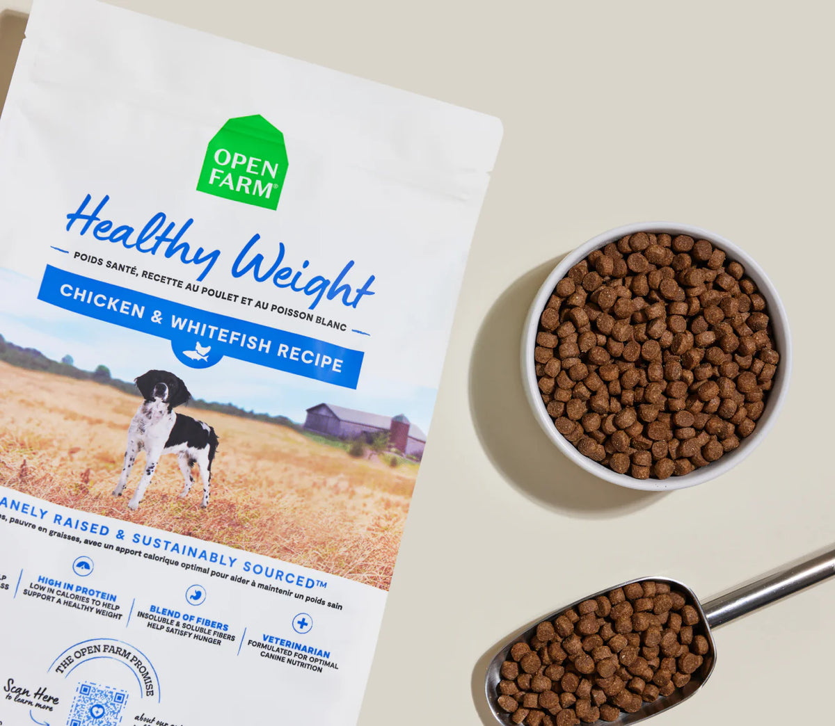 Open Farm Healthy Weight Chicken & Whitefish Dog Food 4lbs-Four Muddy Paws