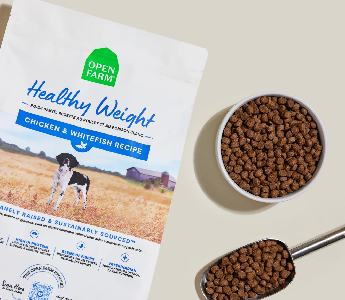 Open Farm Healthy Weight Chicken & Whitefish Dog Food 4lbs-Four Muddy Paws