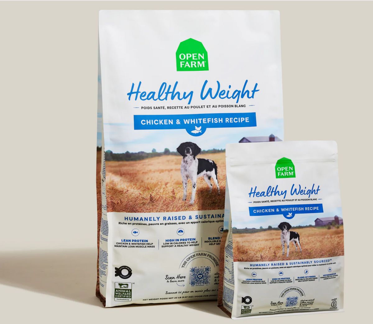 Open Farm Healthy Weight Chicken & Whitefish Dog Food 4lbs-Four Muddy Paws