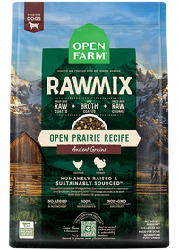 Open Farm Rawmix Ancient Grain Open Prairie Dog Food 3.5lbs-Four Muddy Paws