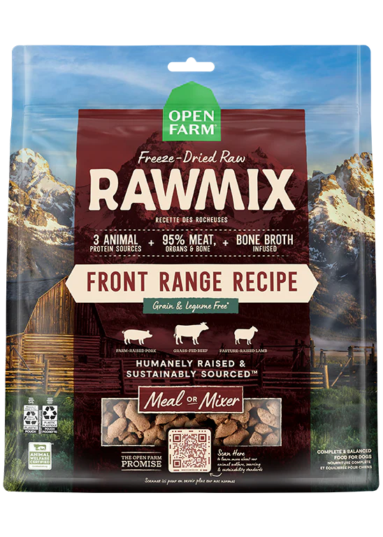 Open Farm Rawmix Front Range Freeze Dried Morsels 13.5oz-Four Muddy Paws