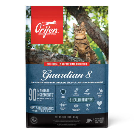Orijen Cat Grain Free Guardian 8 4lbs-Four Muddy Paws