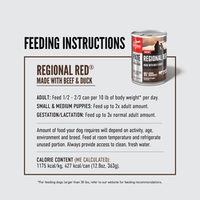 Orijen Grain Free Pate Regional Red Dog Can 12.8oz-Four Muddy Paws