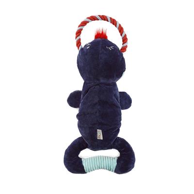 Outward Hound Scrunch Bunch Penguin Rope Dog Toy Navy-Four Muddy Paws