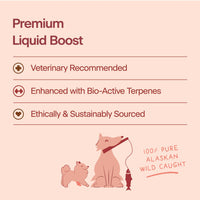 PPW Premium Liquid Boost Salmon Oil Dog 16oz-Four Muddy Paws