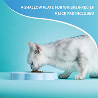 Paw 2 in 1 Mini Slow Feeder Cat & Dog Blue-Four Muddy Paws