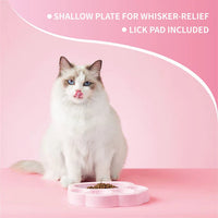 Paw 2 in 1 Mini Slow Feeder Cat & Dog Pink-Four Muddy Paws